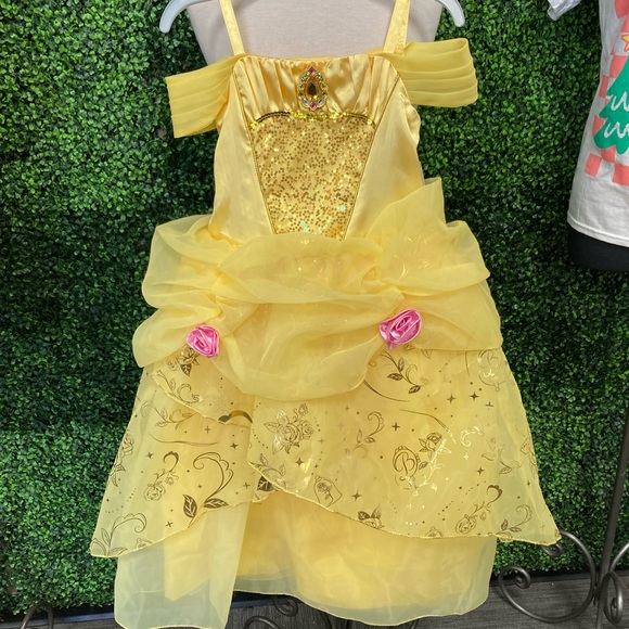 Disney Yellow Princess Belle girls Kids Costume - Picture 4 of 10